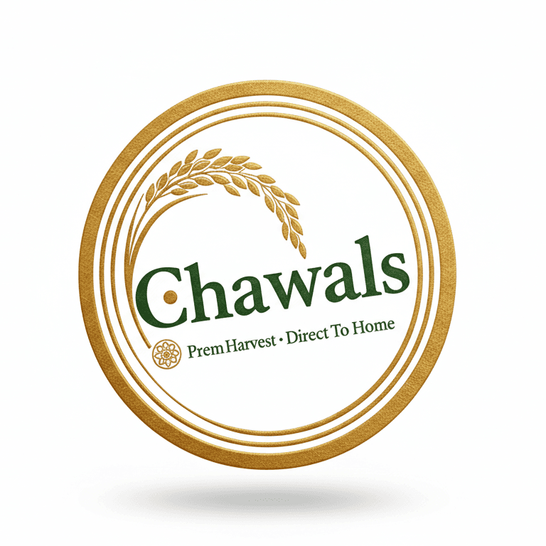 Chawals organic rice and atta